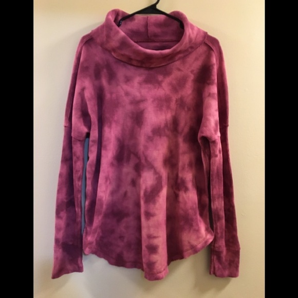 Maeve Pink Tie-Dye Cowl Neck Sweater - Picture 5 of 10